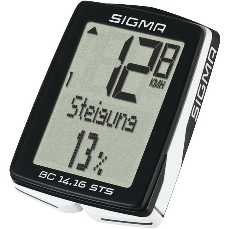 Sigma Computer BC 14.16 STS, 01417, Kabellos, Höhenmessung, Schwarz/weiss 3 Sigma Computer BC 14.16 STS, 01417, Kabellos, Höhenmessung, Schwarz/weiss