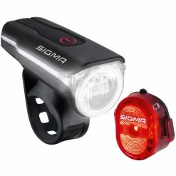 Sigma Lampe Aura 60 / R&uuml;cklicht Nugget 2 USB Set, 17750, 60 Lux, Inklusive USB-Ladekabel
