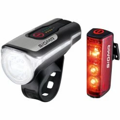 Sigma Lampe Aura 80 / R&uuml;cklicht Blaze USB Set, 17860, 80 Lux, Inklusive USB-Ladekabel