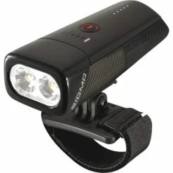 Sigma Lampe BUSTER 1100 HL Helmleuchte, 19860, Schwarz 1100 Lumen, USB-Ladekabel