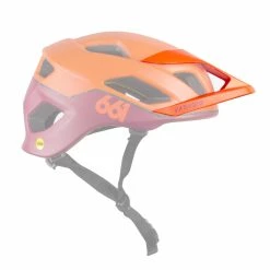 SIXSIXONE CREST HELMET VISOR ORANGE/BURGUNDY OS