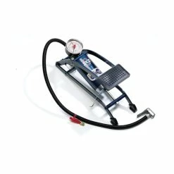 SKS Fusstretpumpe Picco Stahl AV Blau