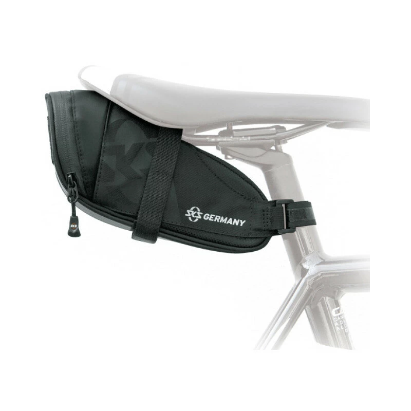 SKS Satteltasche Racer Straps 300 Mit Klettverschluss Schwarz 6 SKS Satteltasche Racer Straps 300 Mit Klettverschluss Schwarz – Bild 4