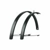 SKS Schutzblechgarnitur Edge AL 46 Aluminium 28&quot; 42mm Schwarz Matt -Fahrradladen sks schutzblechgarnitur edge al 46 aluminium 28 42mm schwarz matt