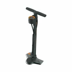 SKS Standpumpe Airmotion 12.0 Stahl Multi Valve Schwarz/orange -Fahrradladen sks standpumpe airmotion 120 stahl multi valve schwarz orange4