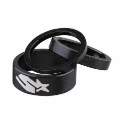 Spank Spacer Kits 1 1/8&quot;, 3/6/12mm, Schwarz -Fahrradladen spank spacer kits 1 1 8 3 6 12mm schwarz2