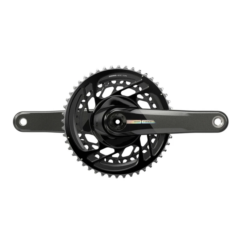Sram Crankset Force ETap AXS 2x DUB Black/iridescent 165mm/50/37t 3 Sram Crankset Force ETap AXS 2x DUB Black/iridescent 165mm/50/37t