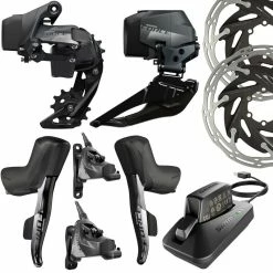SRAM Force ETap AXS Gruppe Disc FM, 2x12 Fach, Centerlock, Flat Mount