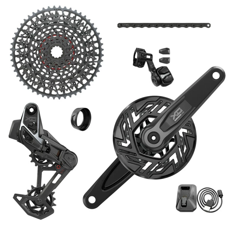Sram Groupset X0 T-Type Eagle Brose Transmission AXS Black 160mm 3 Sram Groupset X0 T-Type Eagle Brose Transmission AXS Black 160mm