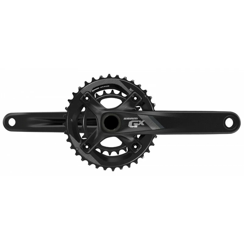 SRAM GX 20 2x11 1000 Kurbelgarnitur Alu 175mm, 36-24, BB30, Ohne Tretlager, 64/104 BCD, Schwarz 3 SRAM GX 20 2x11 1000 Kurbelgarnitur Alu 175mm, 36-24, BB30, Ohne Tretlager, 64/104 BCD, Schwarz
