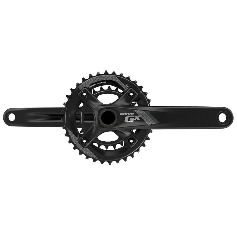 SRAM GX 20 2x11 1000 Kurbelgarnitur Alu 175mm, 36-24, GXP, Ohne Tretlager, 64/104 BCD, Schwarz 3 SRAM GX 20 2x11 1000 Kurbelgarnitur Alu 175mm, 36-24, GXP, Ohne Tretlager, 64/104 BCD, Schwarz