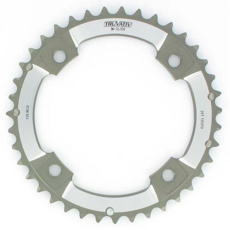 SRAM Kettenblatt XX, 39 Zähne, 120BCD, 10-fach, BB30, S-Pin, Silber 3 SRAM Kettenblatt XX, 39 Zähne, 120BCD, 10-fach, BB30, S-Pin, Silber