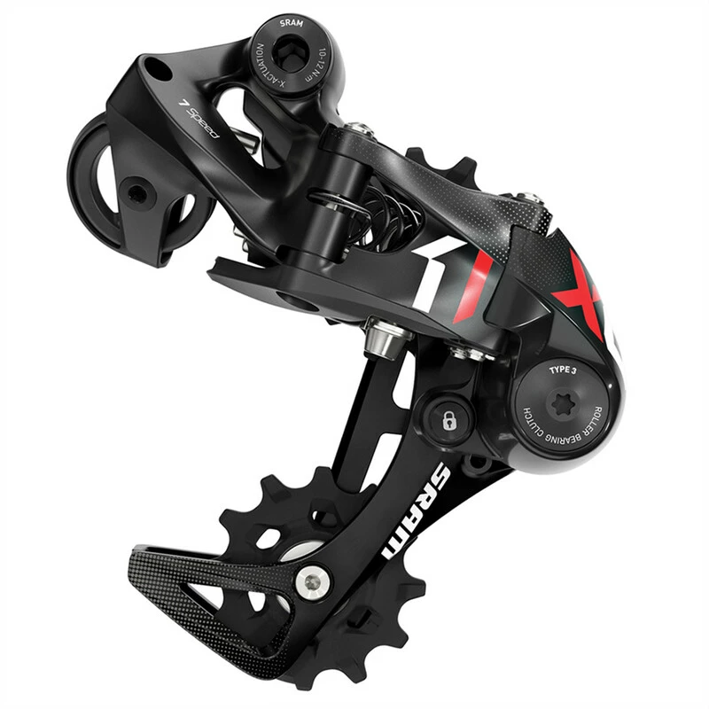 Sram Rear Derailleur X01 DH 10SP Red Short 3 Sram Rear Derailleur X01 DH 10SP Red Short