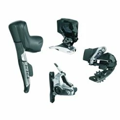 SRAM Red ETap AXS 2X D1 HRD Groupset FlatM. Shifters, Schltwerk, Umwerfer, Ladekabel