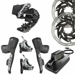 SRAM Red ETap AXS Gruppe Disc FM, 1x12 Fach, Flat Mount, 2-piece