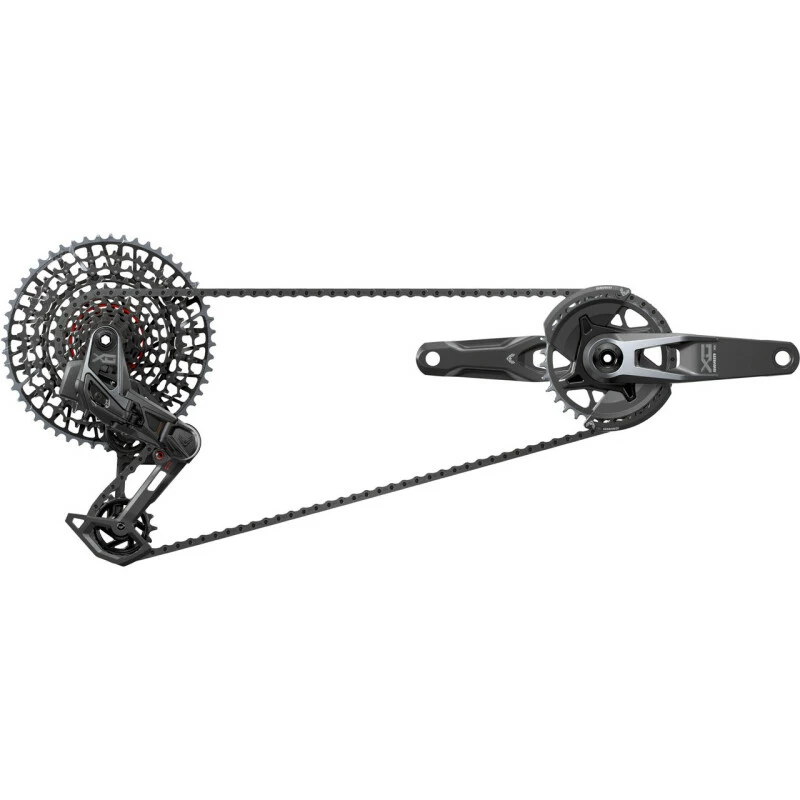 SRAM X0 Eagle T-Type AXS Groupset 165 32Z, RD, Controller, Kette, Kassette 5 SRAM X0 Eagle T-Type AXS Groupset 165 32Z, RD, Controller, Kette, Kassette – Bild 3