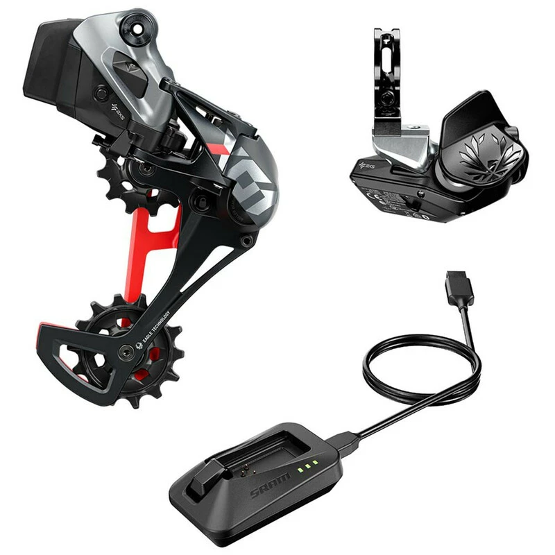 SRAM X01 Eagle AXS Upgrade Kit, Rocker, Red Schaltwerk, Controller, Akku, Ladegerät 3 SRAM X01 Eagle AXS Upgrade Kit, Rocker, Red Schaltwerk, Controller, Akku, Ladegerät
