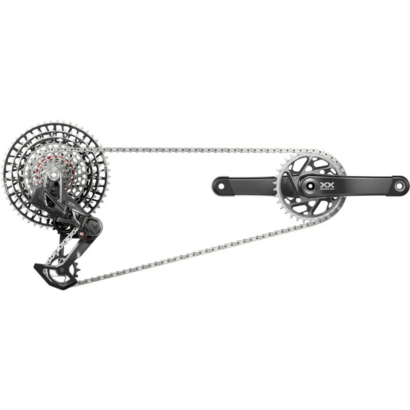 SRAM XX SL Eagle T-Type AXS Groupset 170 34Z, RD, Controller, Kette, Kassette 4 SRAM XX SL Eagle T-Type AXS Groupset 170 34Z, RD, Controller, Kette, Kassette – Bild 2