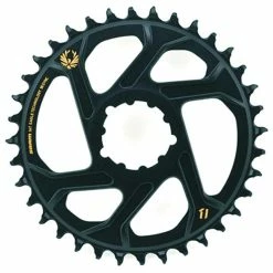 SRAM XX1 EAGLE 20 Kettenblatt 34 Z&auml;hne X-SYNC 2, Direct Mount, 12-fach, 3mm Offset, Boost, Schwarz-gold