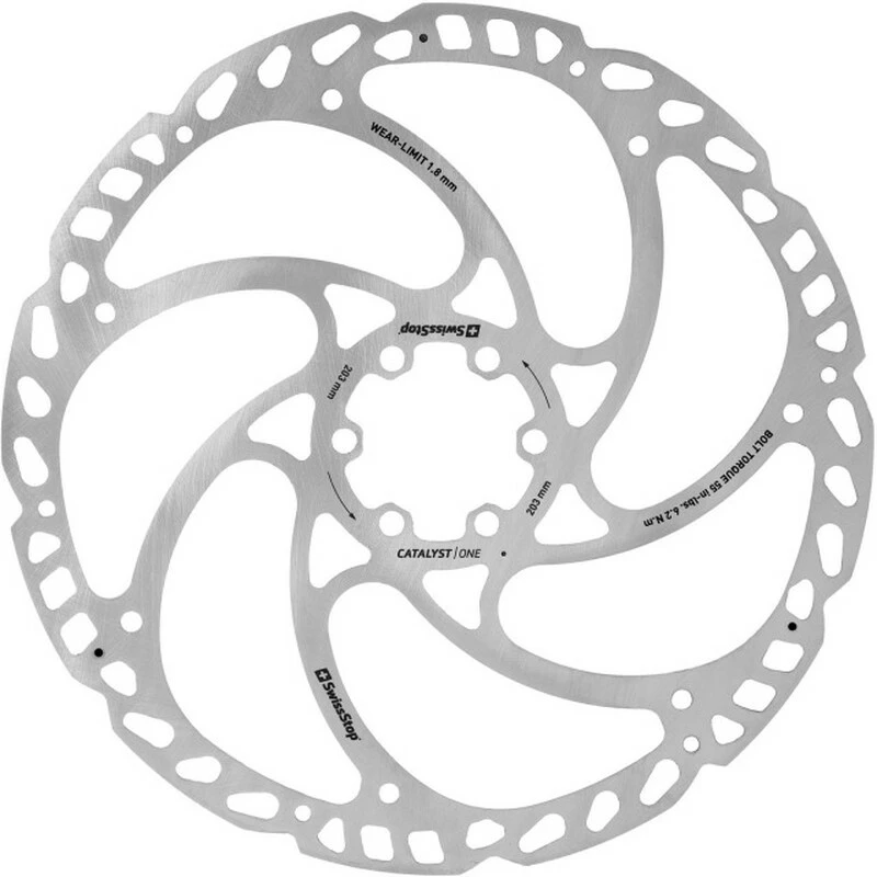 SwissStop Catalyst One DISC Scheibe 203mm, 6-Loch, 1.95mm 3 SwissStop Catalyst One DISC Scheibe 203mm, 6-Loch, 1.95mm
