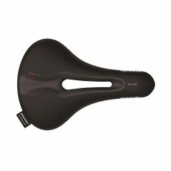 Terry Sattel Fisio Flex Gel Lady Mit &Ouml;ffnung Black