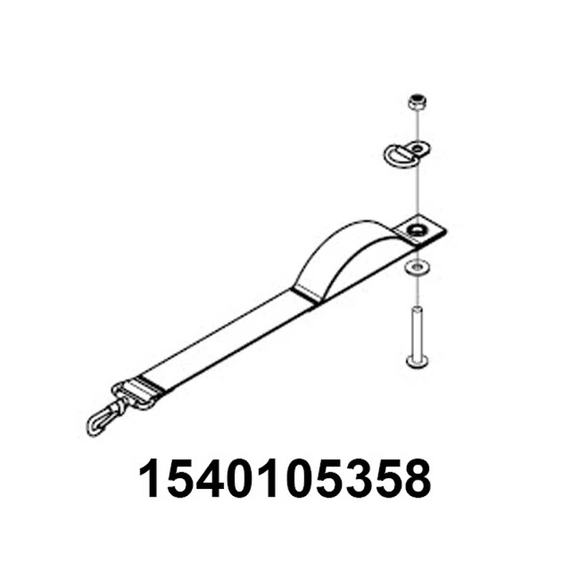 Thule Fangband (Hitch Backup Strap Kit) 3 Thule Fangband (Hitch Backup Strap Kit)