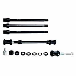 Topeak Achsadapter Axle Kit-P10, F&uuml;r Journey Trailer TX 180mm AL-7075 CNC Steckachse Mit M12 X 1.0mm Gewinde, Inkl. Spacer Kit