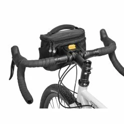 Topeak Compact Lenkertasche/H&uuml;fttasche 2.0L Geteiltes Hauptfach, 22x13x18cm, Inkl. QuickClick F8 Halterung -Fahrradladen topeak compact lenkertasche huefttasche 20l geteiltes hauptfach 22x13x18cm inkl quickclick f8 halterung4