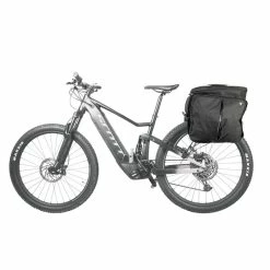 Topeak E-Xplorer TrunkBag Gep&auml;cktr&auml;gertasche, Ausklappbar, 26 Liter, Schwarz F&uuml;r Topeak MTX QuickTrack 2.0, 3M Reflektorstreifen Und Lasche F&uuml;r R&uuml;cklicht -Fahrradladen topeak e xplorer trunkbag gepaecktraegertasche ausklappbar 26 liter schwarz fuer topeak mtx quicktrack 20 3m reflektorstreifen und lasche fuer ruecklicht5