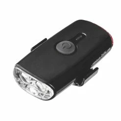 Topeak Headlux Dual USB Helmlampe, Schwarz Helmlampe, 140 Lumen Vorne, 10 Lumen Hinten, USB