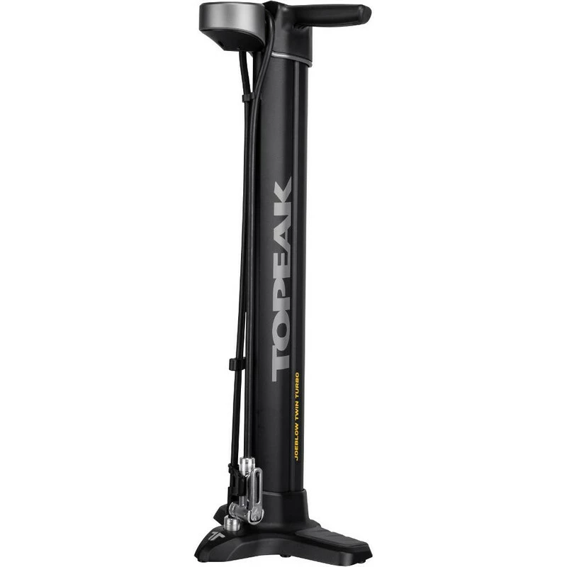 Topeak JoeBlow TwinTurbo Standpumpe Mit TurboBoost SmartHead DX3, Max. 14 Bar, Aluminium 4 Topeak JoeBlow TwinTurbo Standpumpe Mit TurboBoost SmartHead DX3, Max. 14 Bar, Aluminium – Bild 2