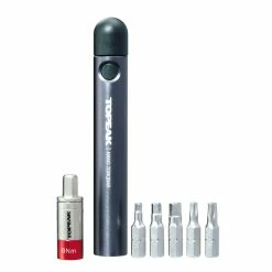 Topeak Nano Torqbar 6, Drehmomentschl&uuml;ssel 6Nm Inkl. Griff Und 5 Bits, 62g