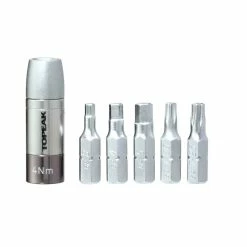 Topeak Nano Torqbox 4, Drehmomentschl&uuml;ssel 4Nm Inkl. 5 Bits, 75g