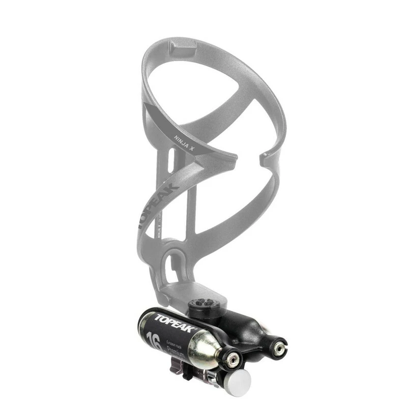 Topeak Ninja CO2 FUELPACK, Micro Air Booster Co2 Pumpe & Kartusche Inkl. QuickClick Halterung, 1 Air Booster & 2 Kartusche 16gr. Inbegriffen 4 Topeak Ninja CO2 FUELPACK, Micro Air Booster Co2 Pumpe & Kartusche Inkl. QuickClick Halterung, 1 Air Booster & 2 Kartusche 16gr. Inbegriffen – Bild 2