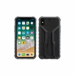Topeak RideCase IPhone XR, Schwarz / Grau Inkl. Halter, Masse: 15.5 X 8.2 X 1.53cm -Fahrradladen topeak ridecase iphone xr schwarz grau inkl halter masse 155 x 82 x 153cm2