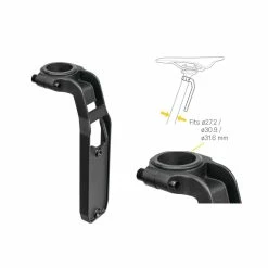Topeak SP Mount, Sattelst&uuml;tzen Halterung F&uuml;r 27.2-31.6mm Durchmesser Erm&ouml;glicht Die Montage Von Flaschenhaltern, Satteltaschen Oder Bikepacking Taschen