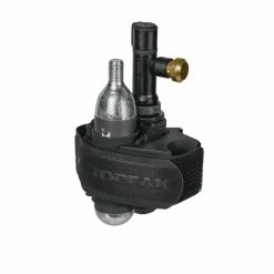 Topeak Tubi Master X, 2 -in-1 Tubelessreifen Reparatur Kit Inkl. CO2 Kartusche, Montage Mit Klettverschluss