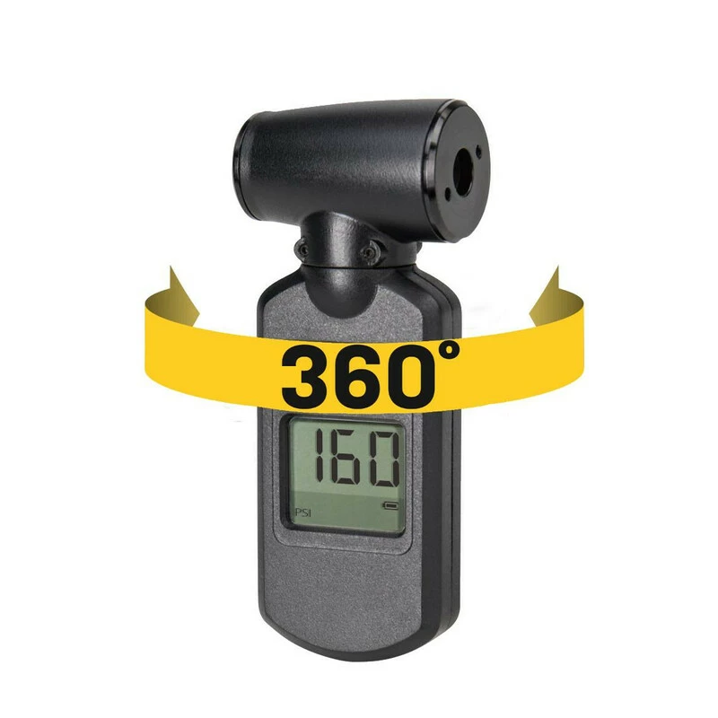 Topeak TWINGAUGE D2 Luftdruckprüfer, Digital 300 Psi / 20.7 Bar, Für Prestea & Schrader Ventile 4 Topeak TWINGAUGE D2 Luftdruckprüfer, Digital 300 Psi / 20.7 Bar, Für Prestea & Schrader Ventile – Bild 2