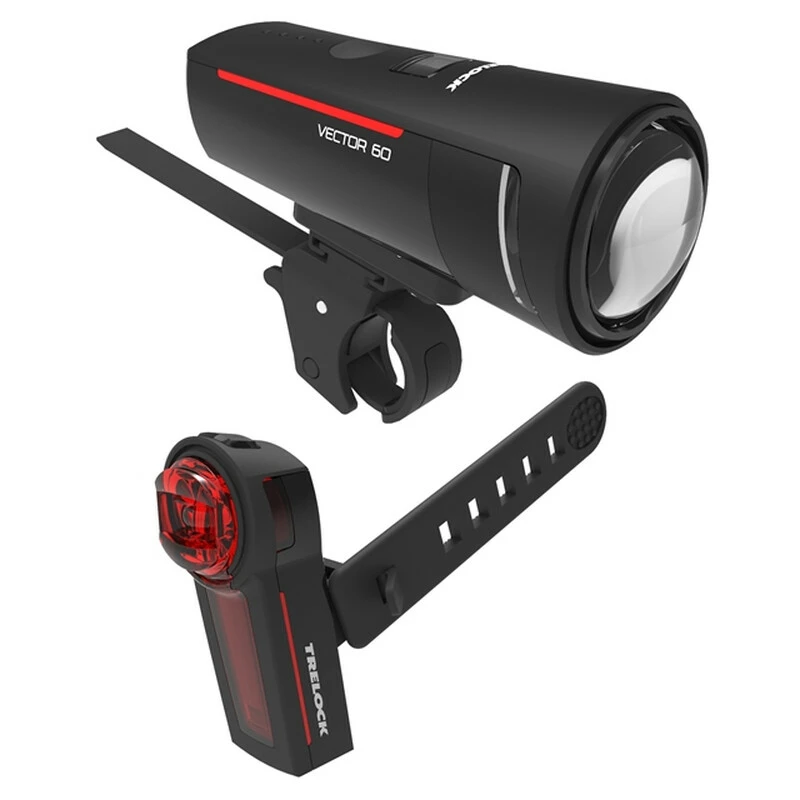 Trelock Beleuchtungs-Set LS 600 I-GO VECTOR 60 + LS 740 I-GO VECTOR REAR 3 Trelock Beleuchtungs-Set LS 600 I-GO VECTOR 60 + LS 740 I-GO VECTOR REAR
