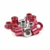 TRUVATIV CHAINRING BOLT KIT 4X3 ALUM/SS PINK -Fahrradladen truvativ chainring bolt kit 4x3 alum ss pink