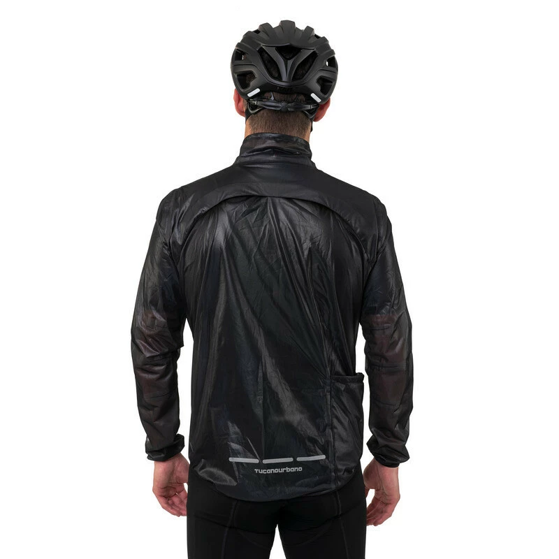 Tucano Urbano Nano Rain Corsa Jacke Unisex Schwarz XL 6 Tucano Urbano Nano Rain Corsa Jacke Unisex Schwarz XL – Bild 4