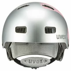 Uvex Kid 3 Silver-ros&eacute; 51-55 -Fahrradladen uvex kid 3 silver rose 51 553