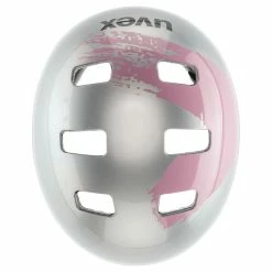Uvex Kid 3 Silver-ros&eacute; 51-55 -Fahrradladen uvex kid 3 silver rose 51 554