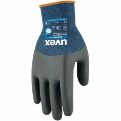 Uvex Montagehandschuhe Phynomic Pro S, Gr&ouml;sse 07, 1 Paar, Blau/anthrazit, UNVERPACKT