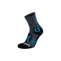 UYN Kids Trekking Outdoor Explorer Socks Grey Multicolor / Turquoise 31-34