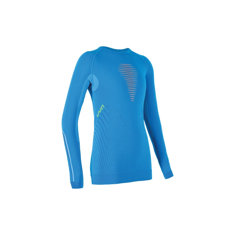 UYN Kids Visyon Shirt Long Sleeve Cyan Blue / Orange Shiny / Lime 10/11 3 UYN Kids Visyon Shirt Long Sleeve Cyan Blue / Orange Shiny / Lime 10/11