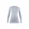 UYN Lady Ambityon Shirt Long Sleeve Optical White / White / Pearl Grey S/M -Fahrradladen uyn lady ambityon shirt long sleeve optical white white pearl grey s m