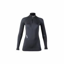 UYN Lady Ambityon Shirt Long Sleeve ZIP UP Turtle Neck XS