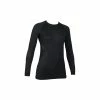 UYN Lady Fusyon Shirt Long Sleeve Black / Anthracite / Anthracite S/M -Fahrradladen uyn lady fusyon shirt long sleeve black anthracite anthracite s m
