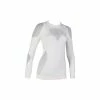 UYN Lady Fusyon Shirt Long Sleeve Snow White / Anthracite / Grey L/XL -Fahrradladen uyn lady fusyon shirt long sleeve snow white anthracite grey l xl